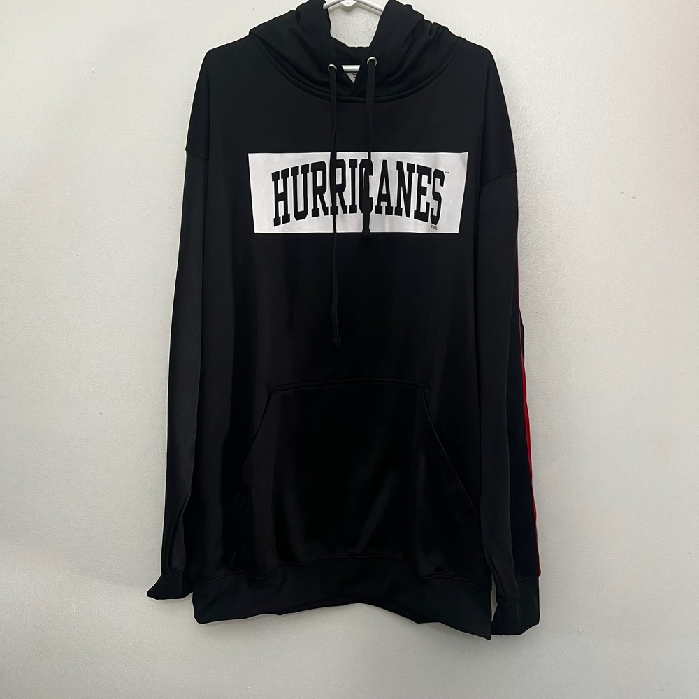 Fanatics NHL Carolina Hurricanes Hoodie Black Red Pullover 2XLT Mens